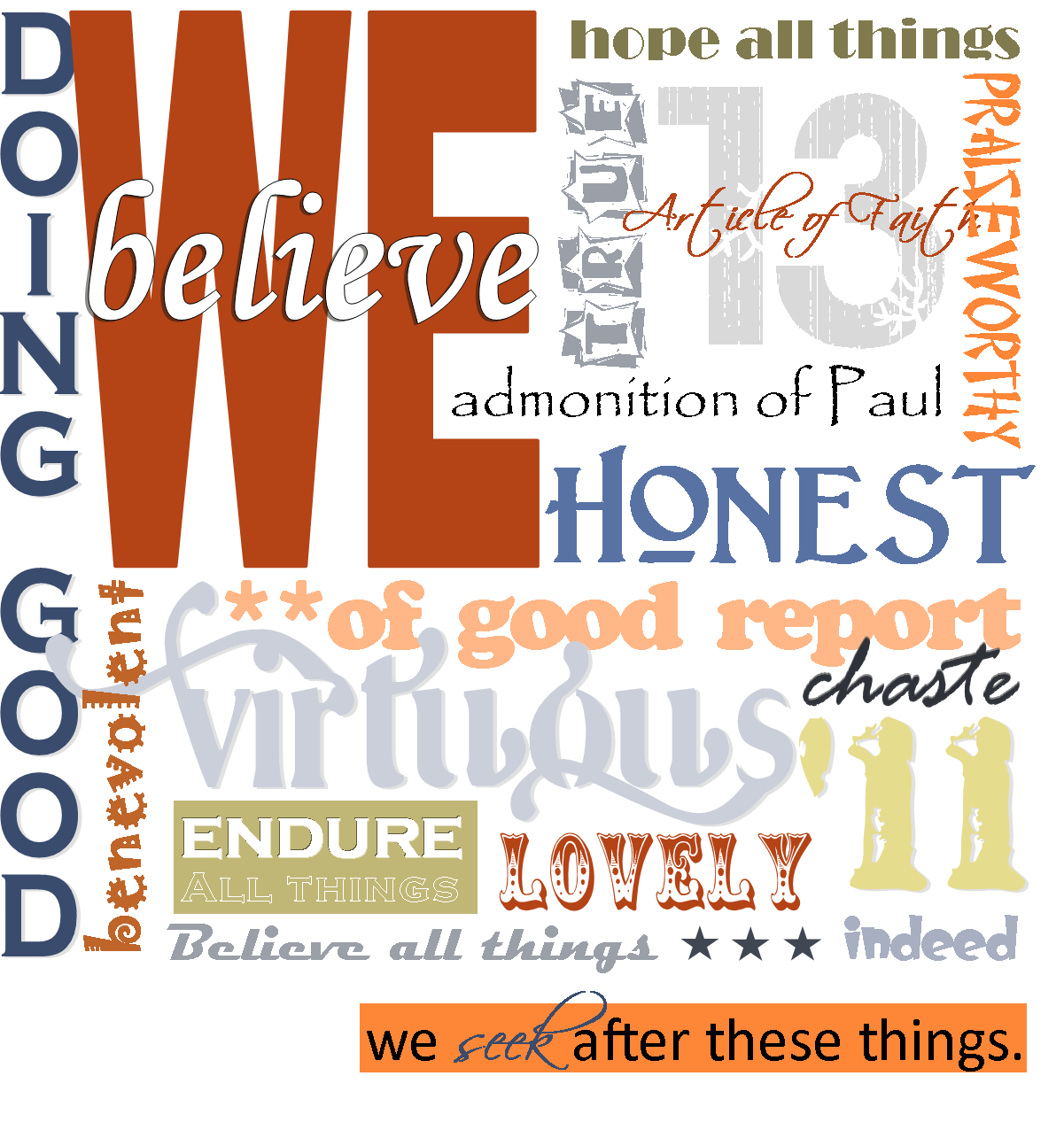 clipart articles of faith - photo #9