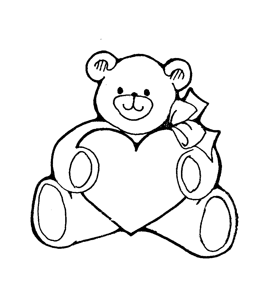 teddy bear with heart clipart - photo #37