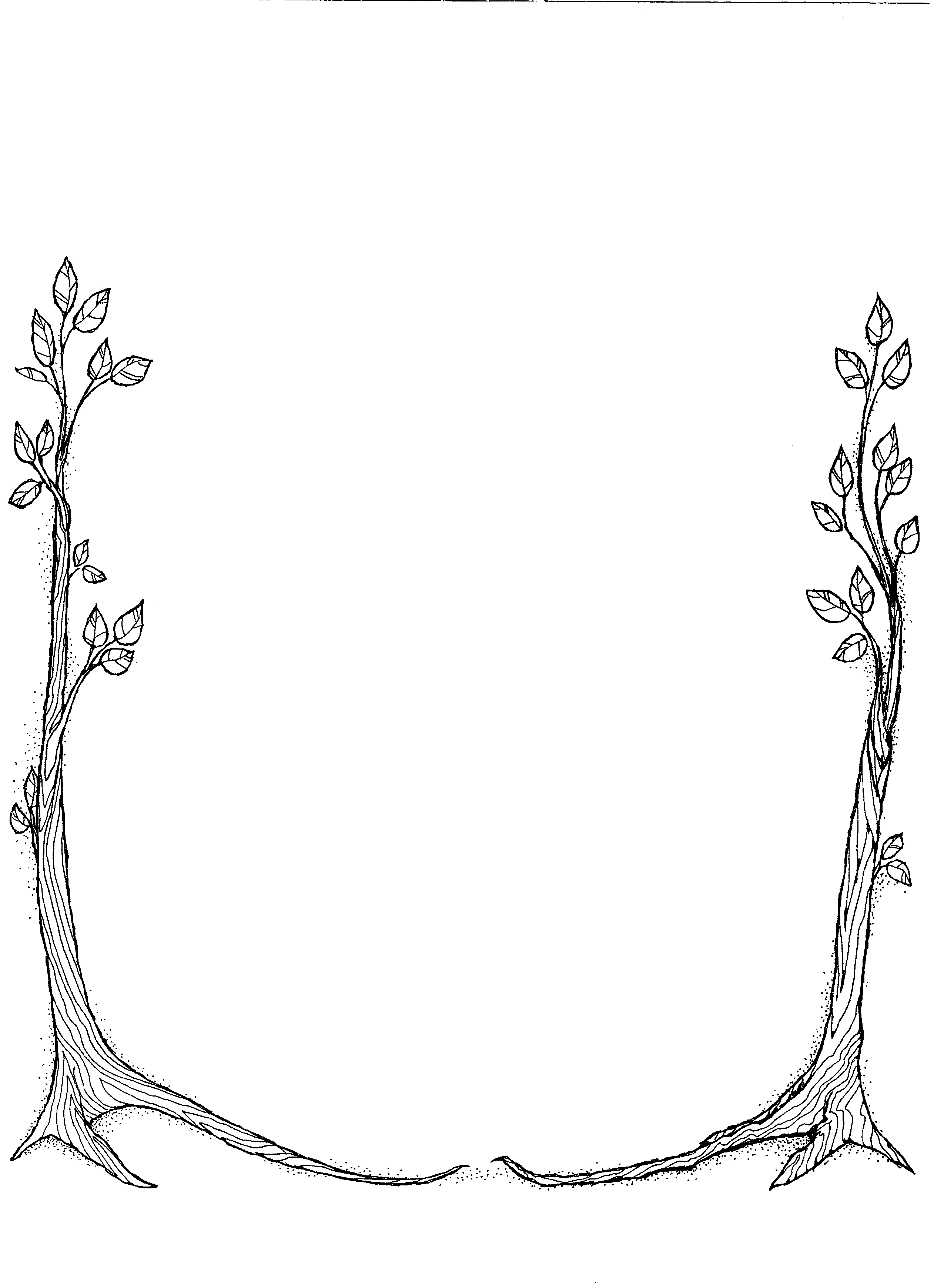 free clip art tree borders - photo #2