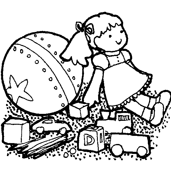 free black and white clip art toys - photo #1