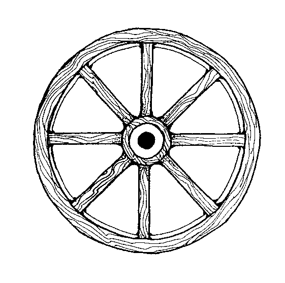 wagon wheel coloring pages - photo #2
