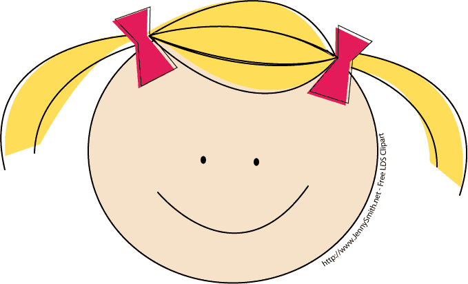 blonde girl clipart - photo #33