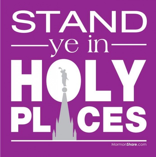 Stand ye in Holy Places | Jenny Smith's LDS Ideas & Bookstore Stand ye in Holy Places | Jenny Smith's LDS Ideas & Bookstore
