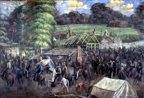 D&C 121-123: The Missouri Mormon War and Extermination Order "Haun's Mill" by C.C.A. Christensen